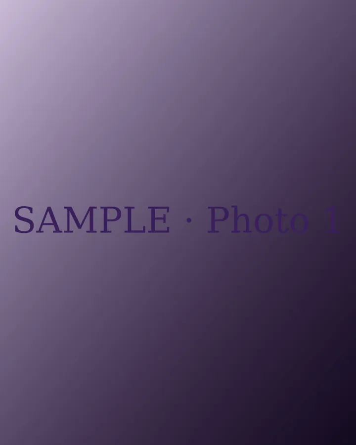 Sample photo 1, a purple placeholder image