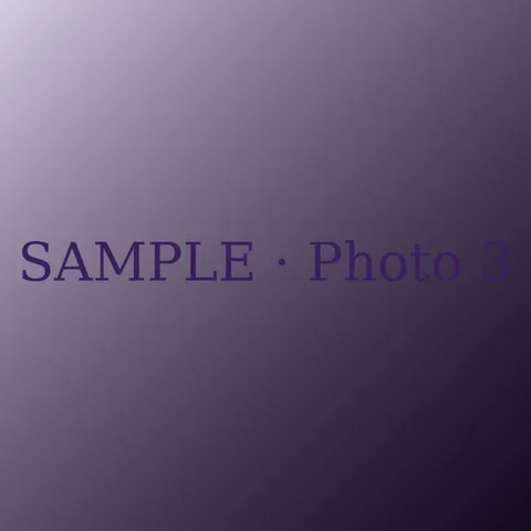 Sample photo 3, a purple placeholder image