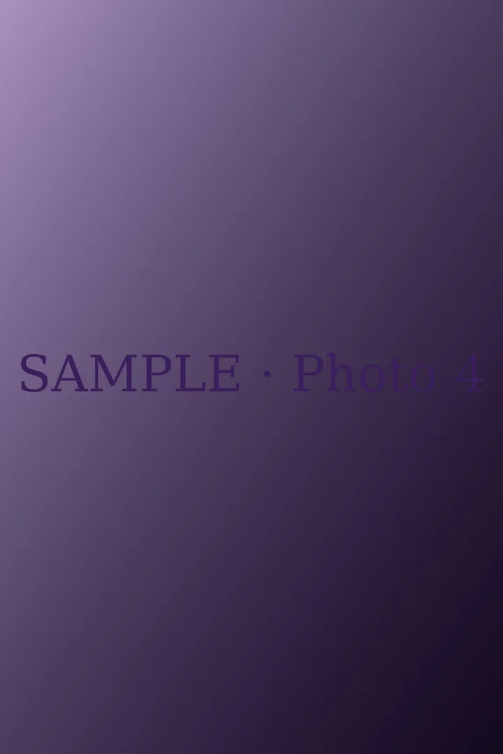 Sample photo 4, a purple placeholder image
